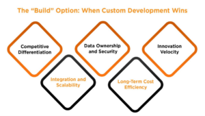 custom software development benefits including scalability data ownership and innovation